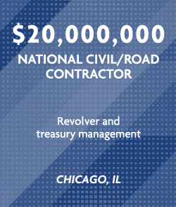 $20 million - National Civil/Road Contractor - Chicago, IL
