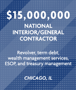$15 million - National Interior/General Contractor - Chicago, IL