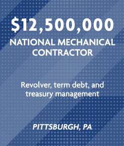 $12.5 million - National Mechanical Contractor - Pittsburgh, PA