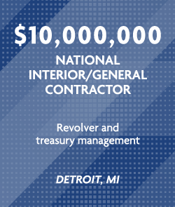$100 million - National Interior/General Contractor - Detroit, MI