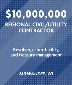 $10 million - Regional Civil/Utility Contractor - Milwaukee, WI