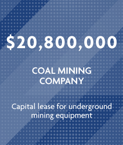 $20.8 million - Coal Mining Company