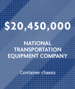 $20.45 million - National Transportation Equipment Mining Company