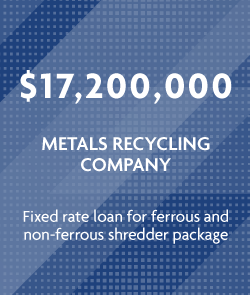 $17.2 million - Metal Recycling Company