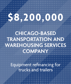 $8,200,000 - Chicago - Based Transportation And Warehousing Services Company