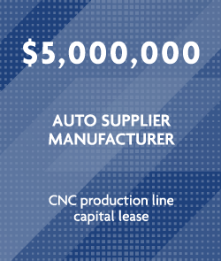 Wintrust - $5,000,000 - Auto supplier manufacturer 