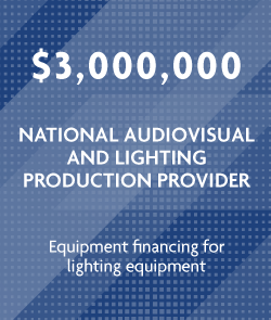 $3,000,000 - National Audiovisual And Lighting Production Provider