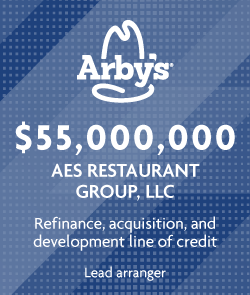 Representative transaction with Arby's for $55 million