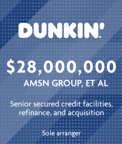 $28 million - Dunkin representative transaction