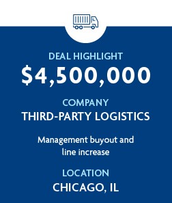 $4.5million Third-Party Logistics Company, Chicago, IL