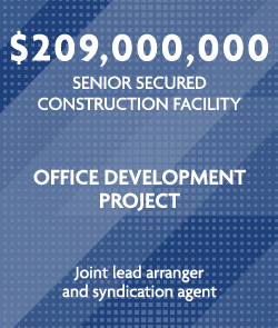 WTFC - $209 million - Office Development Project