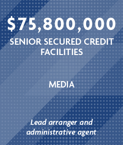 $40,300,00 Senior Secured Credit Facilities - Financial Services
