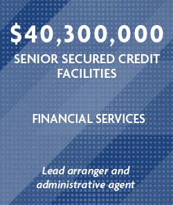 $40,300,000 Senior Secured Credit Facilities - Financial Services