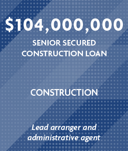 $104,000,000 Senior Secured Credit Facilities - Construction