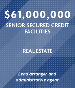 $61,000,000 Senior Secured Credit Facilities - Real Estate