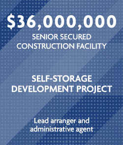 WTFC - $36 million - Self-storage Development Project