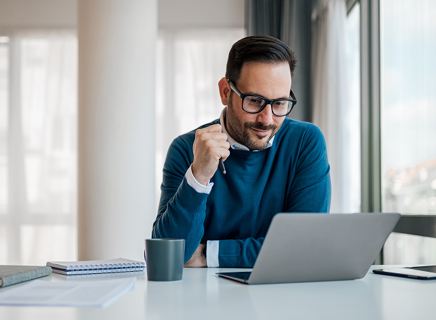 Man with Laptop